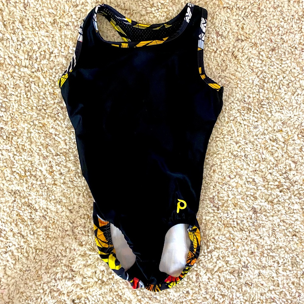 Adult small plum gymnastics leotard